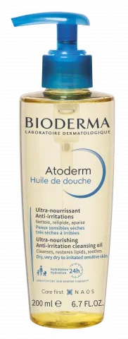BIODERMA foto produto, Atoderm Óleo de duche 200ml, óleo de duche para pele seca