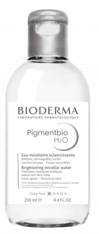 BIODERMA foto produto, Pigmentbio H2O 250ml, água micelar para pele pigmentada