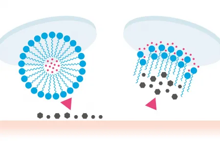 Micelles acting as cleaning agents