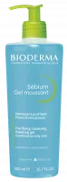 BIODERMA foto produto, Sebium Gel moussant 500ml, gel-mousse de duche para pele oleosa